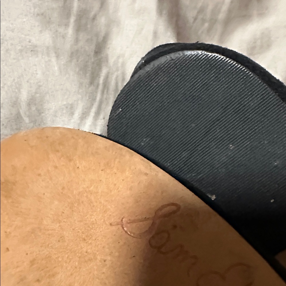 Sam Edelman Classic Black Suede Flats Size 11 - Picture 5 of 5